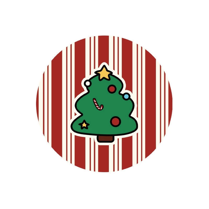 Runde Weihnachtsuntersetzer Tischset Wärmedämmung Küchengeschirr Pad Set