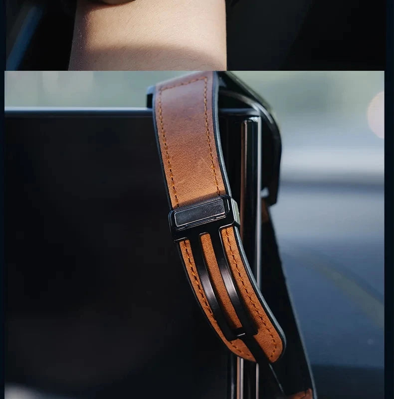 Sport Armband Leder Silikon für Watch Fit Serie Magnetverschluss