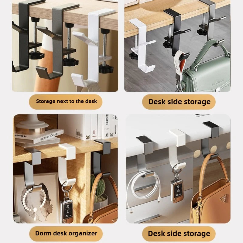 Verstellbarer Kopfhörerhaken für Schreibtisch Rucksack Tasche Abnehmbar