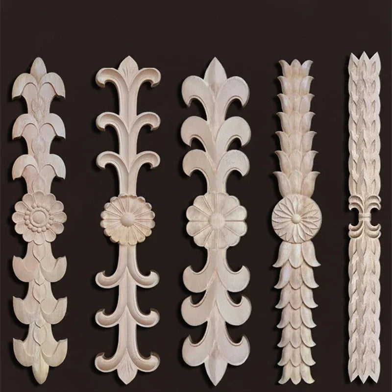 Holzmoebel Applikationen Wohnzimmer Dekoration NATUERLICHE Blumen