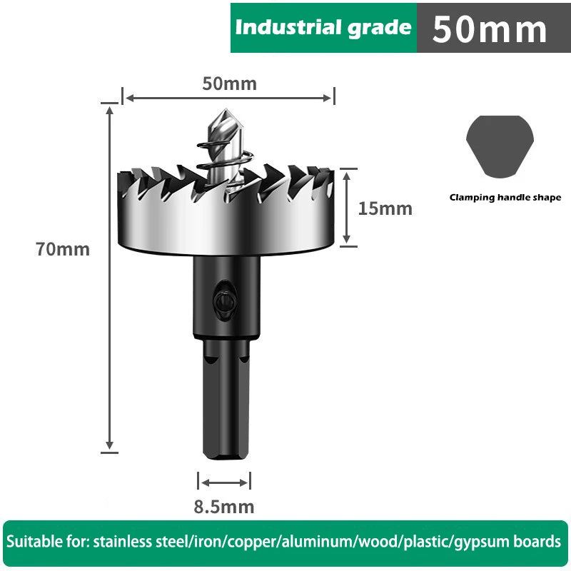 12-100mm HSS Lochsägen Set für Metall Holz Kunststoff
