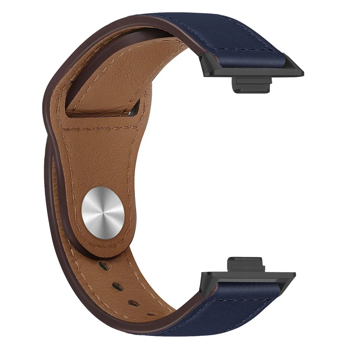 Elegantes Lederarmband für Smartwatch und Fitness Tracker-Yabubestshop