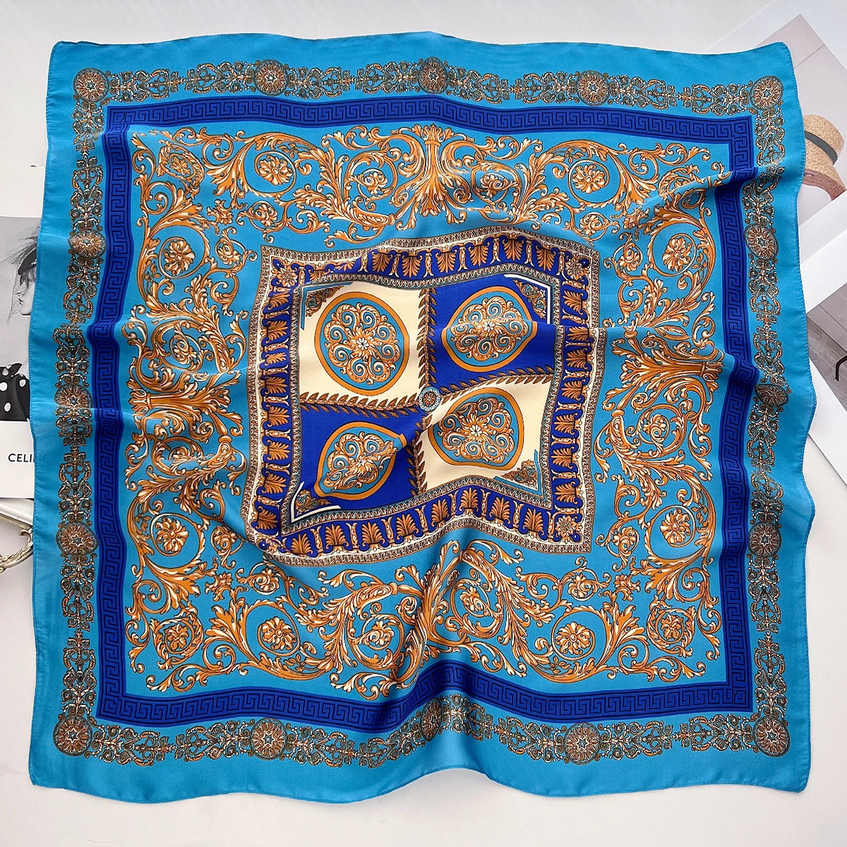 Elegantes Satin Polyester Tuch für vielseitige Styling-Ideen