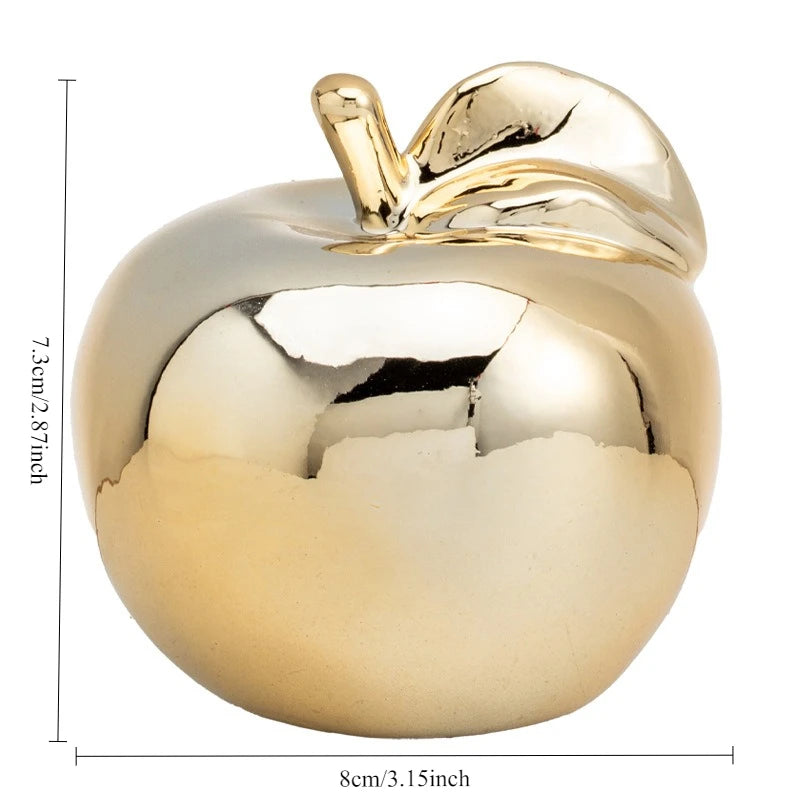 Modernes Keramik Apfeldekor für stilvolle Wohnraumgestaltung