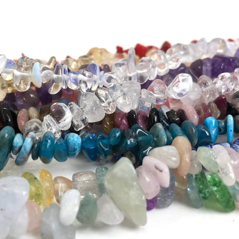 Natürliche unregelmäßige Kristallperlen 5-8mm für DIY Schmuck 16 Zoll