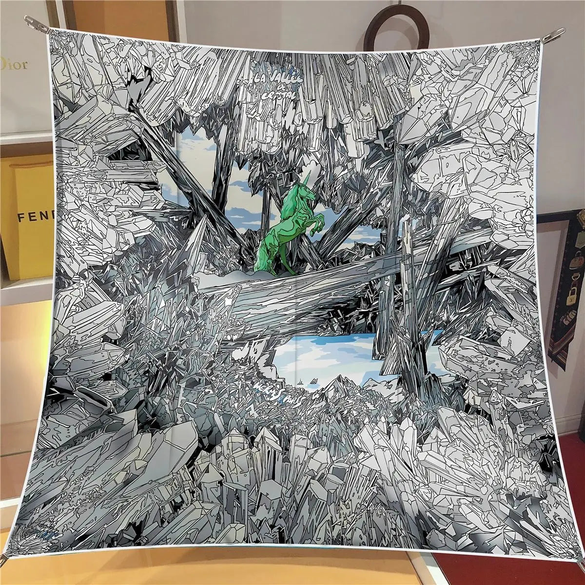 Stylisches bedrucktes Bandana Kopftuch Unisex vielseitig tragbar