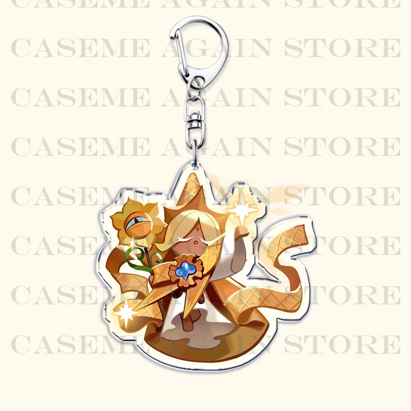 Trendy Cookie Run Schlüsselanhänger aus Metall für Fans und Geschenke