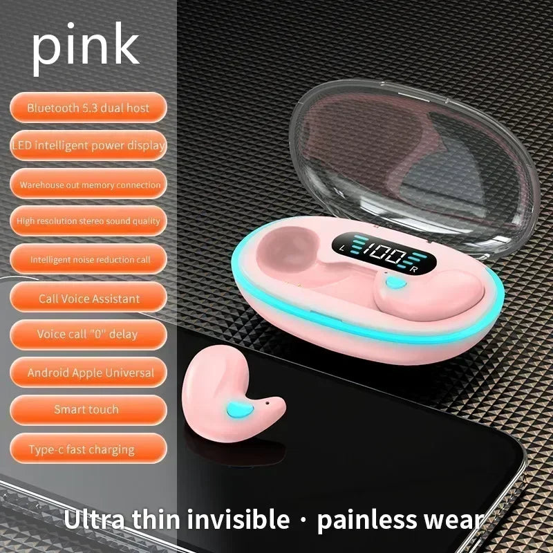 Aktive Noise Cancelling Ohrhörer: Kabellos, wasserdicht, 9D-Stereo, ergonomisch