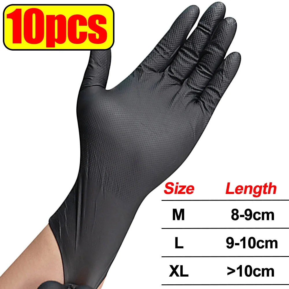 Extra dicke Nitrilhandschuhe 8 Mil mit strukturiertem Griff für Mechaniker