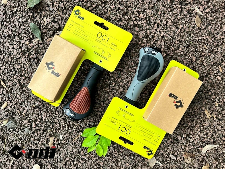 Ergonomische Fahrradgriffe mit rutschfestem Gummi und großem Pad