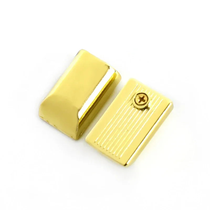 Metall Reißverschlussenden Clip Schnallen Set mit Schrauben für Taschen Gurte DIY 10/20 Stück