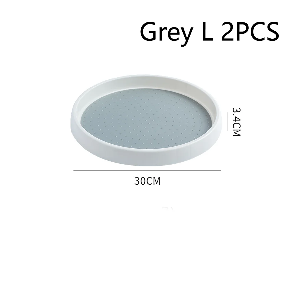 360 Grad Rotierender Gewürz Organizer Drehteller für Küche und Schreibtisch