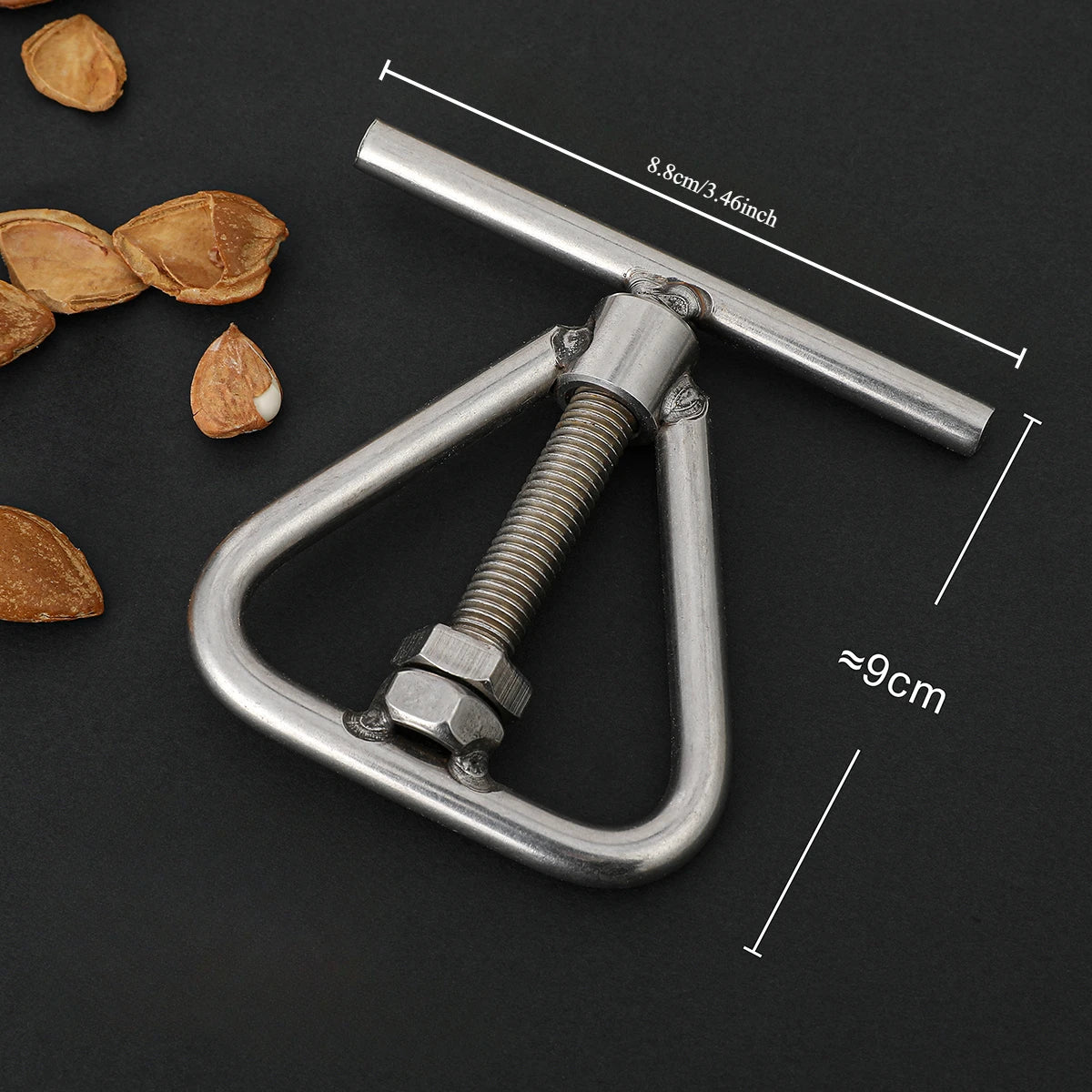 Manueller Edelstahl Nussknacker für Walnüsse und Macadamianüsse