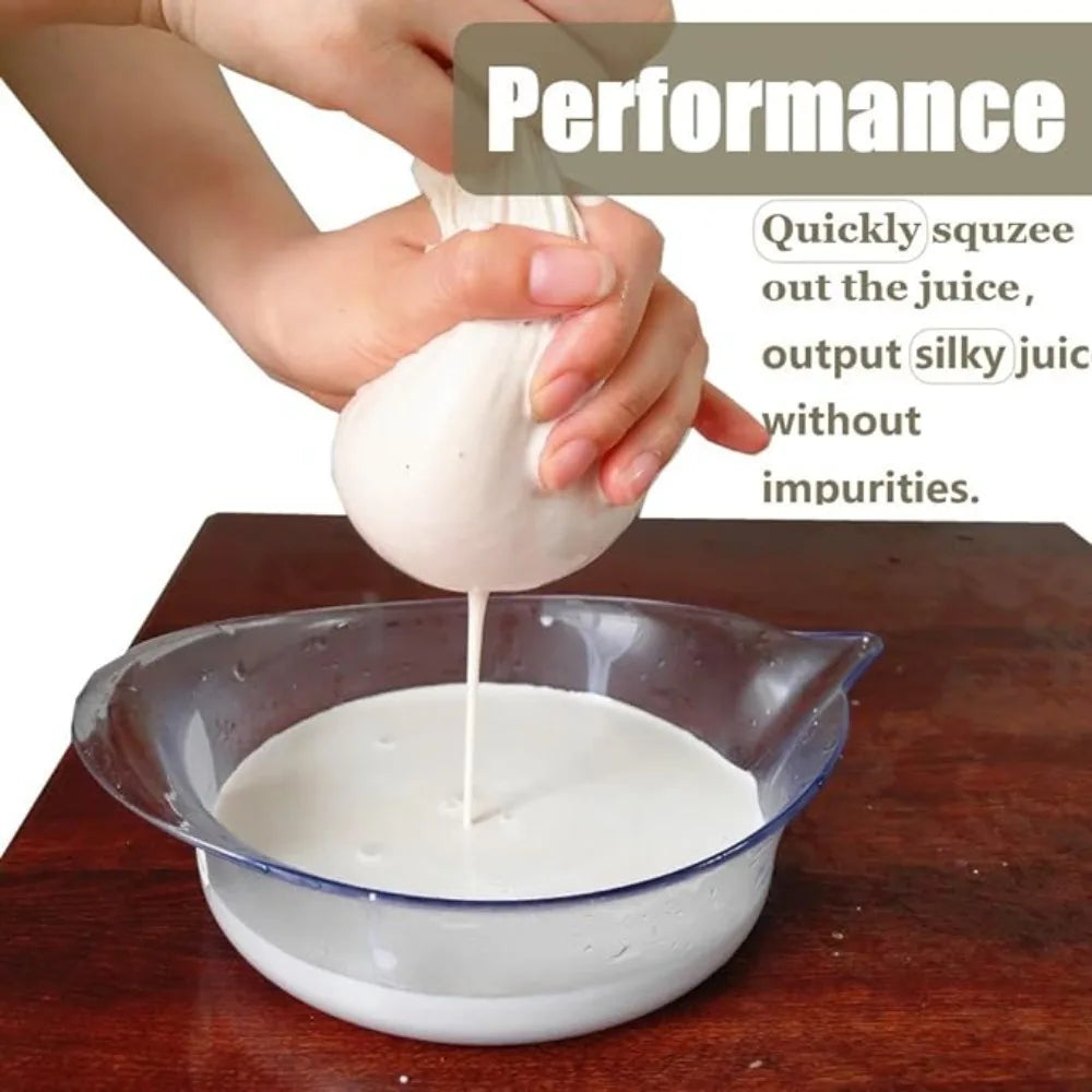 Wiederverwendbare Baumwollbeutel mit Kordelzug für Lebensmittel und Filter