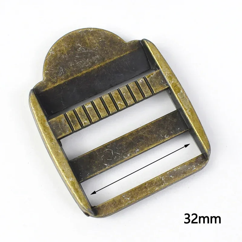 4 Stück Metall Gürtelschnalle Tri-Glide Schiebeverschluss für Rucksack