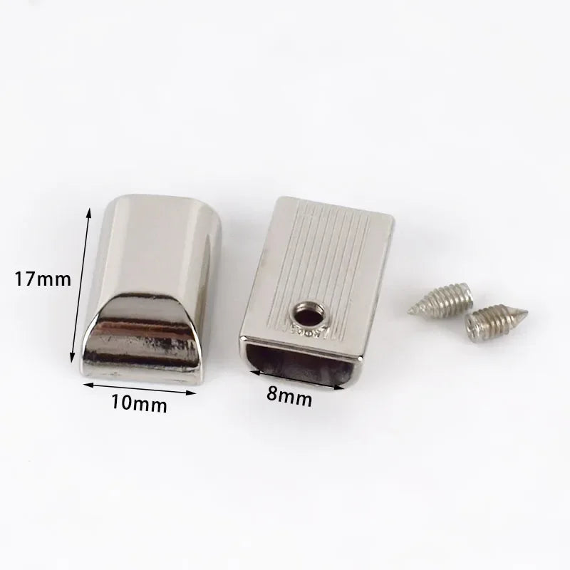 50 Metall Reissverschluss Stopper Clips DIY Zubehör für Taschen Kleidung