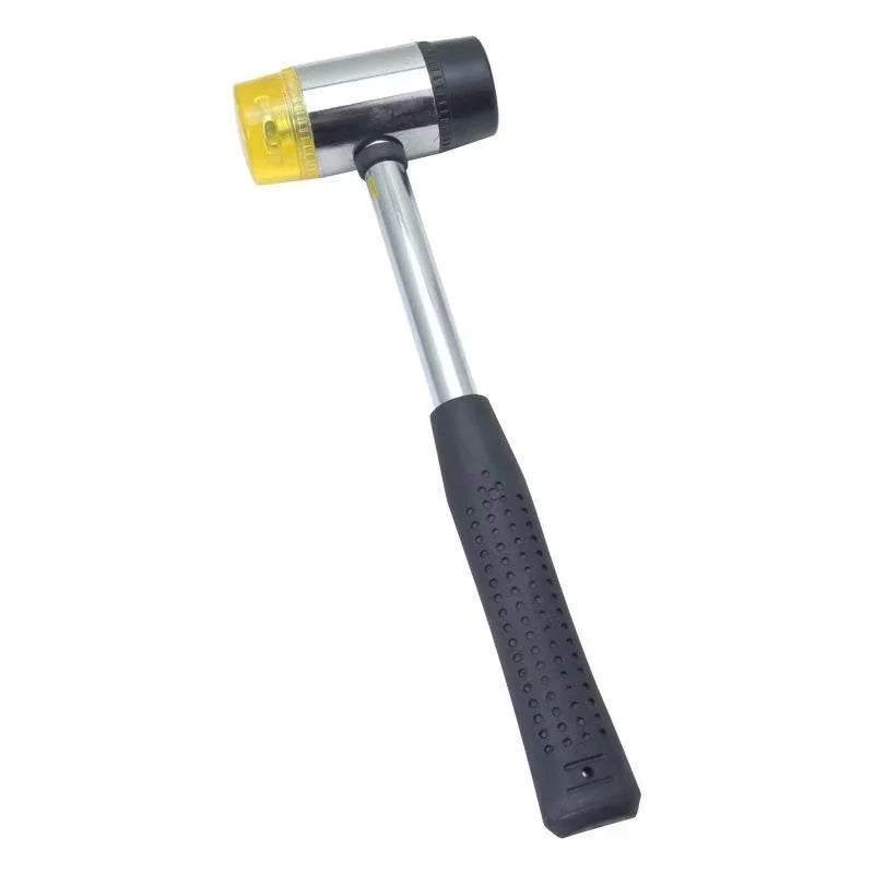 Gummihammer mit Edelstahlgriff für Lederarbeiten und Heimwerker DIY