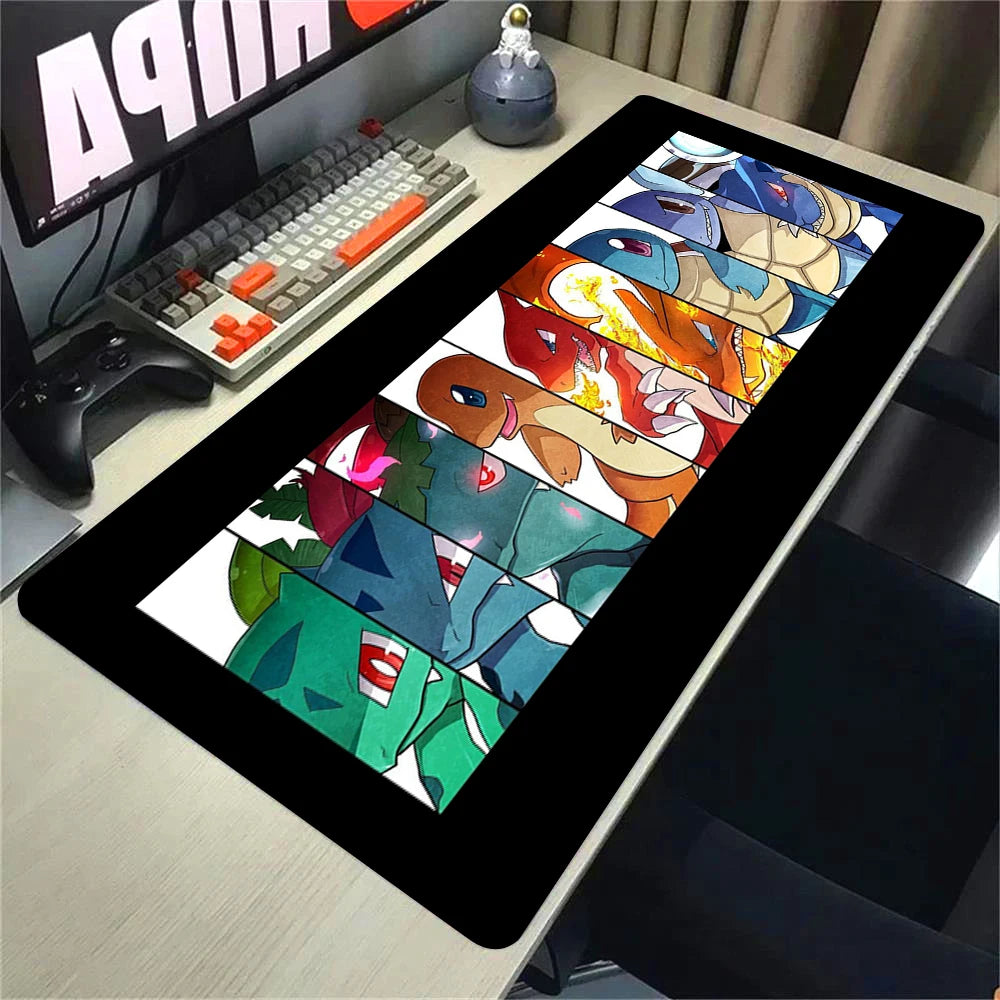 Großes Gaming Mauspad 900x400mm XXL Anti-Rutsch Anime Motiv Schreibtisch