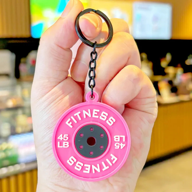 Mini Hantel Schlüsselanhänger Rucksackanhänger Fitnessstudio Geschenk