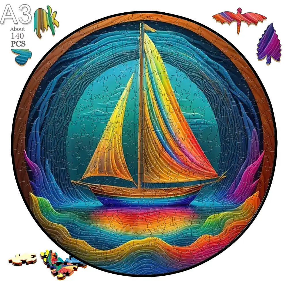 Fesselndes 3D Holzpuzzle Tier für Erwachsene und Kinder