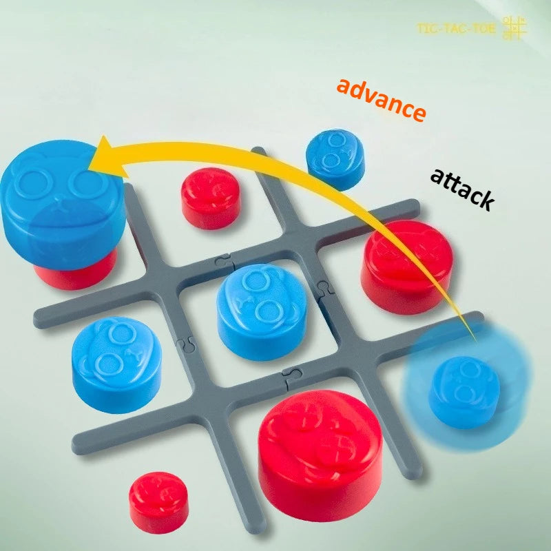 Elektronisches Tic Tac Toe Schachbrett Interaktives Lernspielzeug