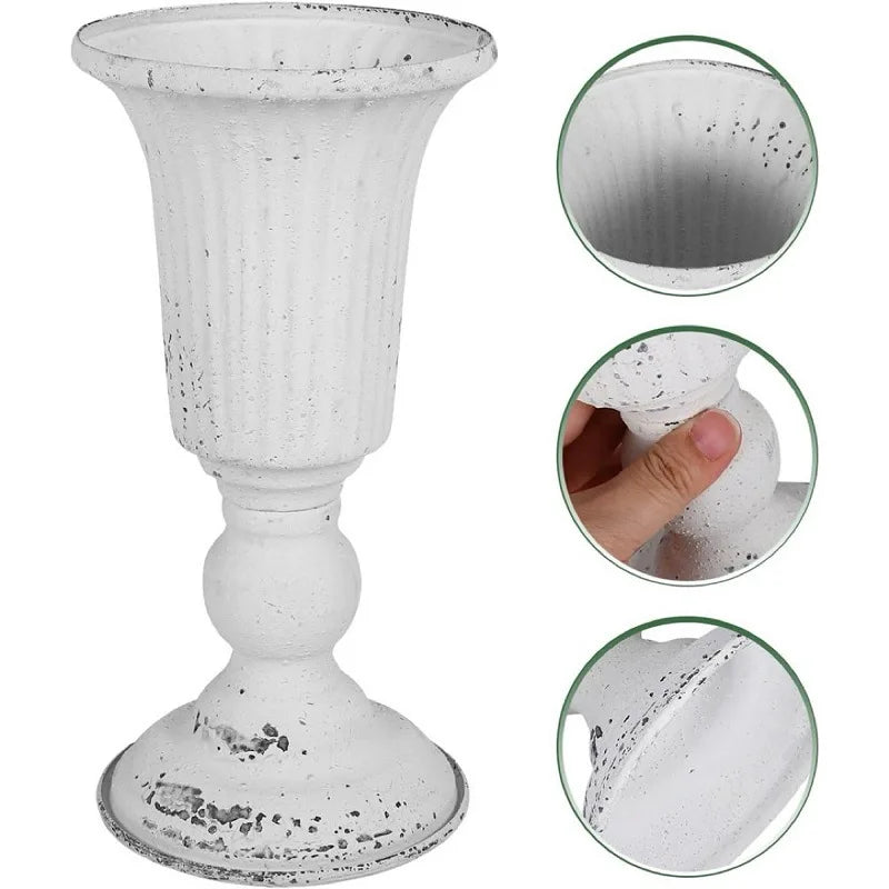 Retro Eisen Vase für Blumen, Heimdekoration und Hochzeit