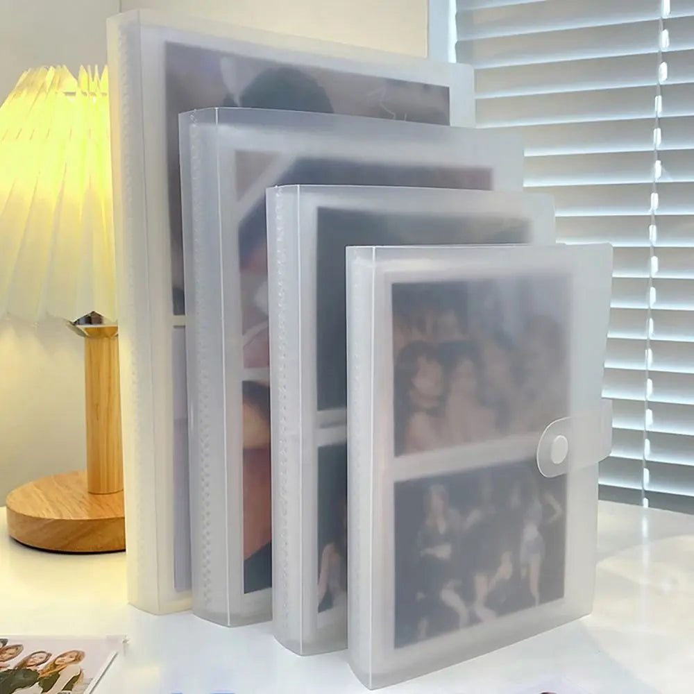 Transparentes PVC Fotoalbum für 80/160 Karten 3-6 Zoll Idol Star Sammlung