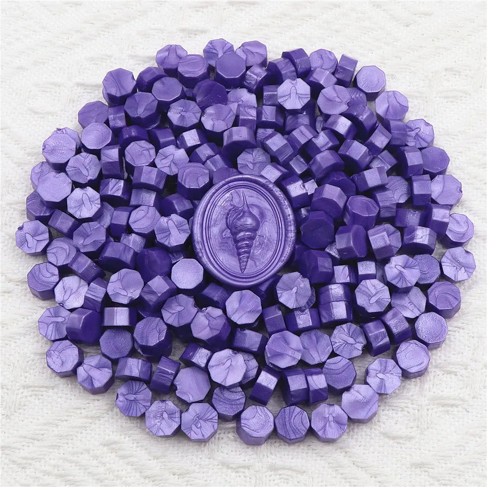 Vielseitige achteckige Siegelwachsperlen für handgemachte Dekorationen