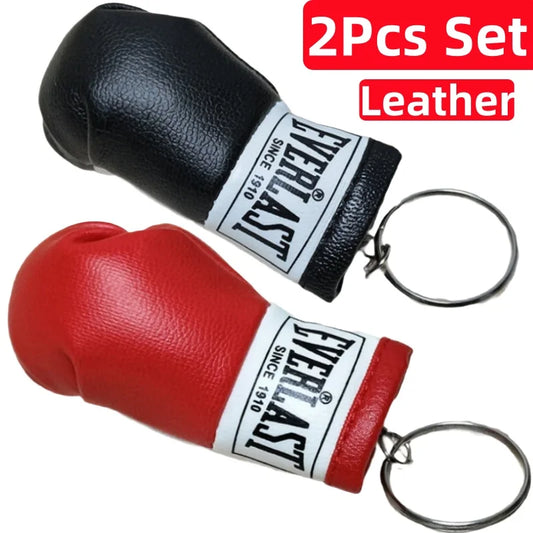 Moderner 2 teiliger Leder Schlüsselanhänger Sport Design