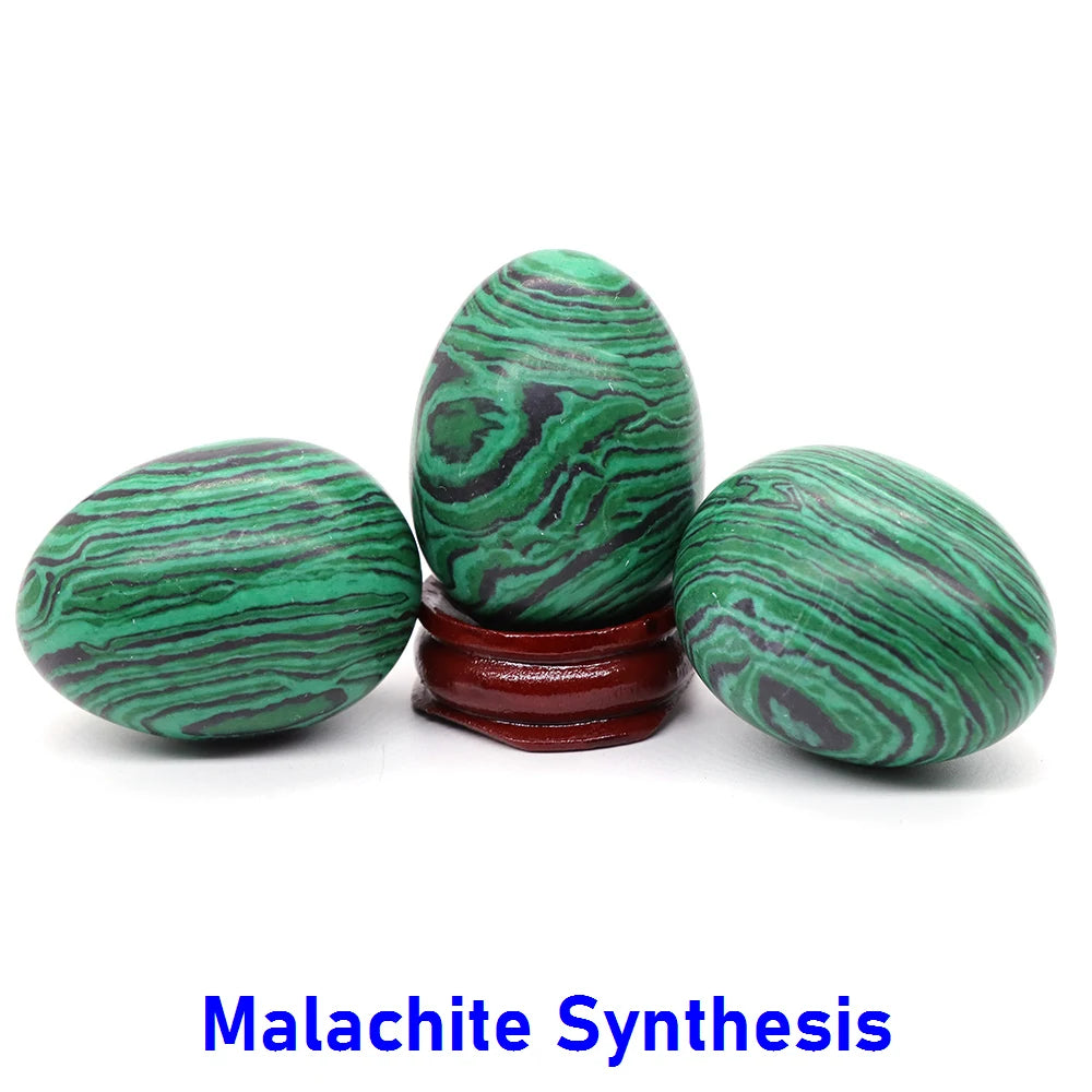 Natürlicher Heilkristall Osterei – Polierter Edelstein für Dekoration