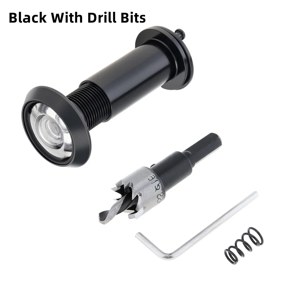 16mm Türspion 200° Weitwinkel – Sicheres Guckloch für 35-60mm Türen