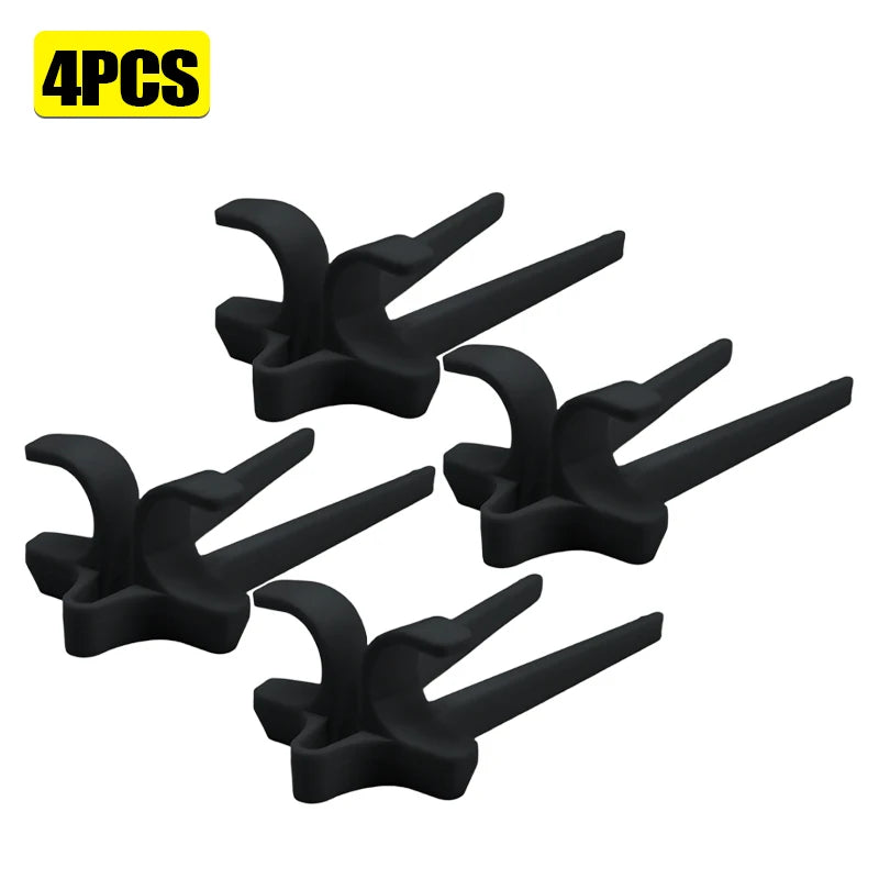 Finger Stäbchen Kunststoff Snack Halter für sauberes Essen 1 bis 4 Stück