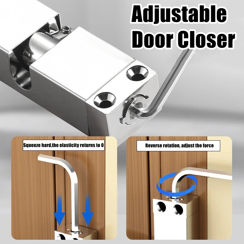 20-40 kg Möbeltürschließer Edelstahl Türschloss 180 Grad verstellbar