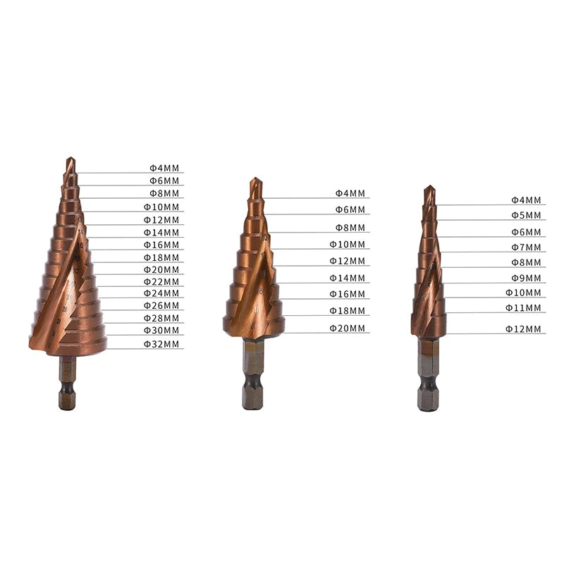 Hochleistungs Kobalt Stufenbohrer für präzise Metallbearbeitung