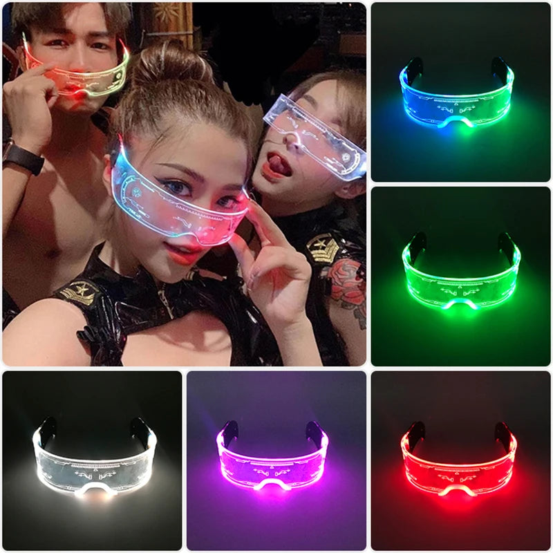 Leuchtende LED Partybrille mit Farbwechsel für unvergessliche Feste