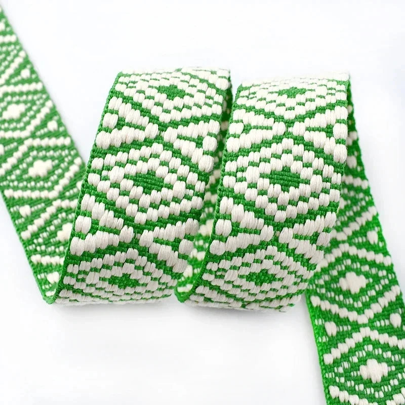 Robustes 38mm Gurtband Jacquard Polyester Baumwolle für Taschen und DIY