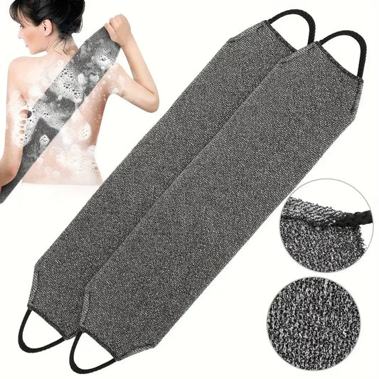 Sanftes Doppelseitiges Körperpeeling mit Nylon Netz Gurt