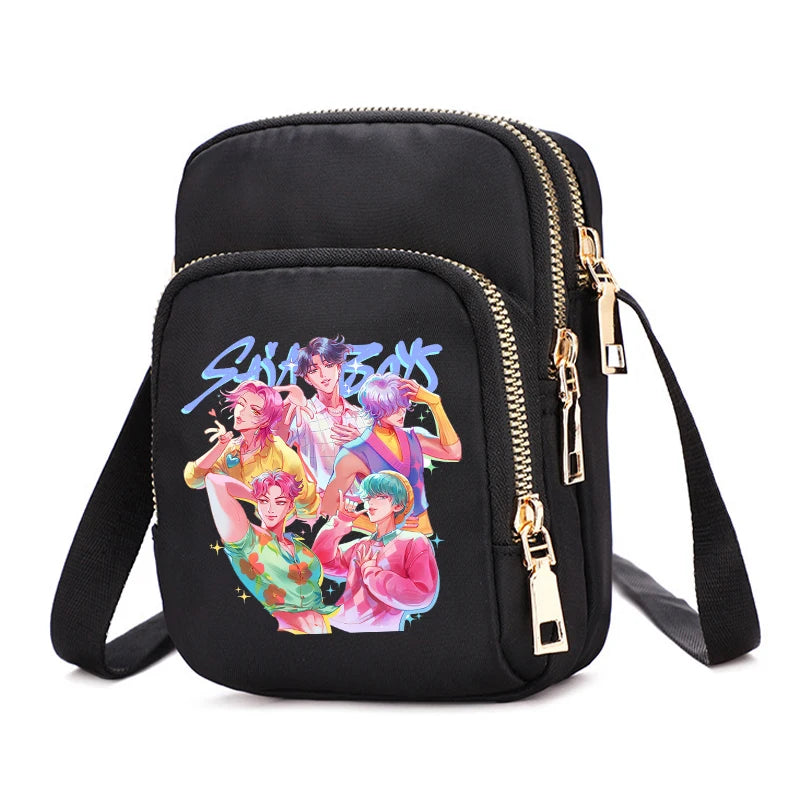 Kreative Umhängetasche mit Cartoon Motiv für Mädchen und Kinder