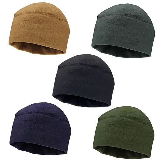 Winddichte Fleece Beanie Mütze für Outdoor Winter Sport Radfahren Wandern
