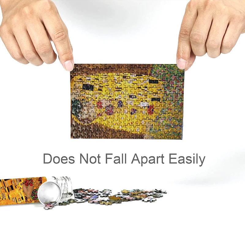 150 Teiliges Mini Reagenzglas Puzzle Der Kuss Gustav Klimt Lernspiel-Yabubest - Home & More