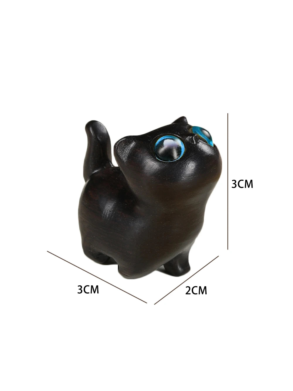 Handgeschnitzte Tierfiguren aus Naturholz – Katze & Hund Miniatur Deko