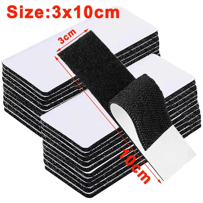 Starke selbstklebende Klettbandstreifen für festen Halt und Ordnung