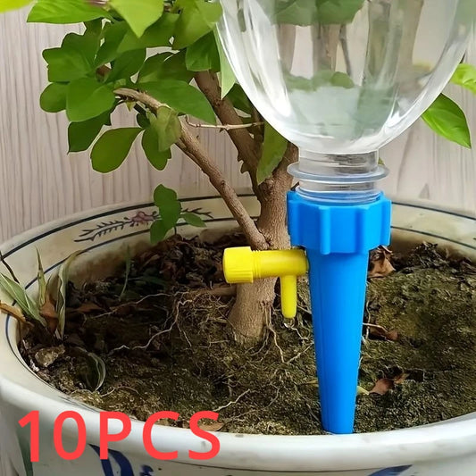 10 Stück einstellbares automatisches Tropfbewässerungssystem für Balkon und Garten - Yabubest - Home & More