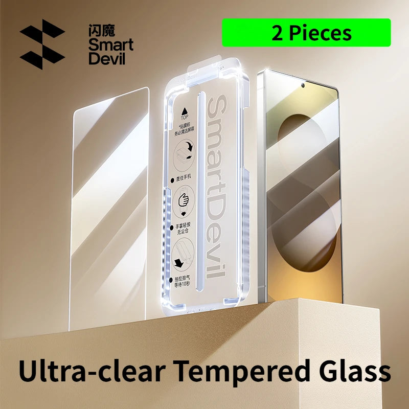 Staubfreier Hartglas Displayschutz Anti-Fingerabdruck