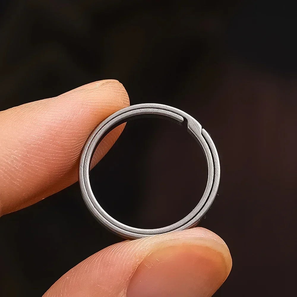 Superleichter Titan Schlüsselanhänger O-Ring Schnalle für Auto Geschenk