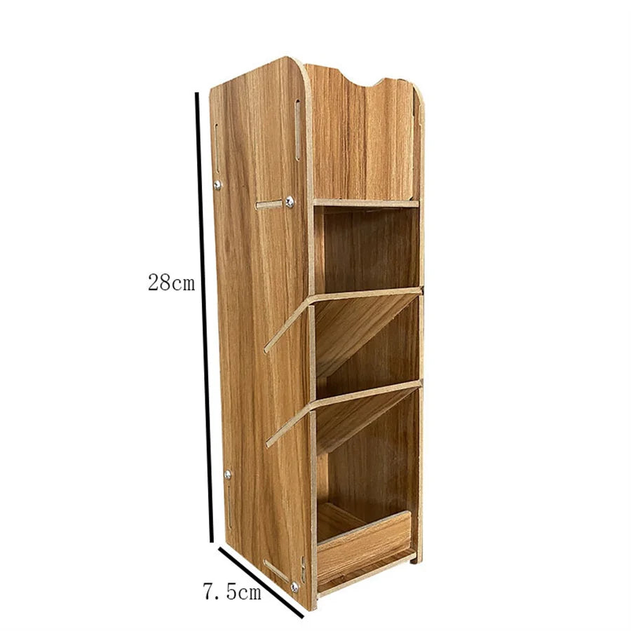 Holz Schreibtisch Organizer mit großer Kapazität für Büro Schule Zuhause