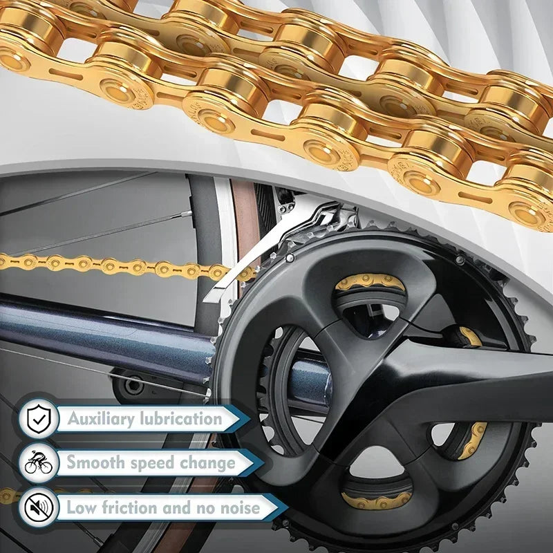 Fahrradkette kompatibel für 8 bis 12 Gang Mountain Road Bikes