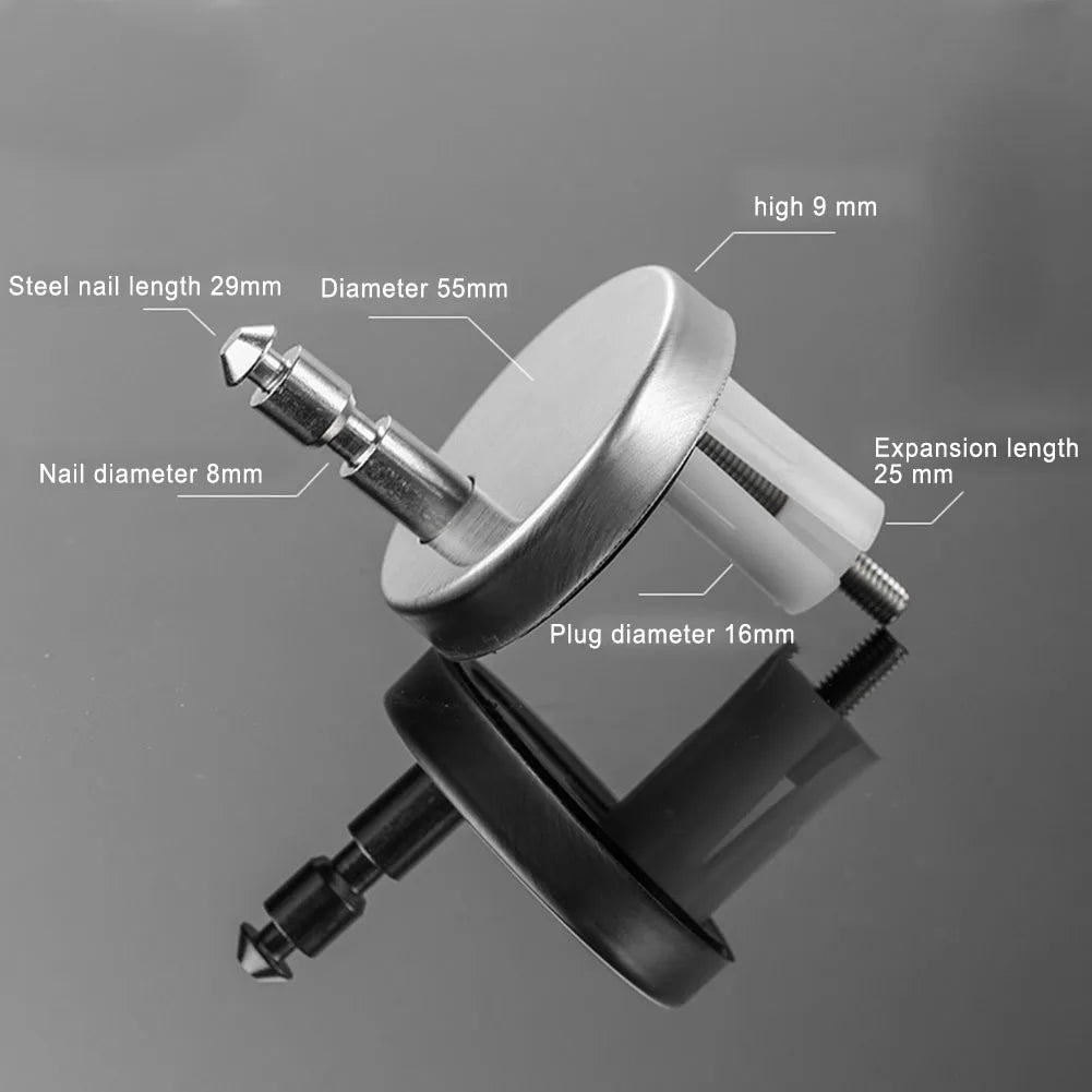 WC-Deckel Scharnier Schrauben 45 55 60mm Ersatz Befestigungssatz 2er Set