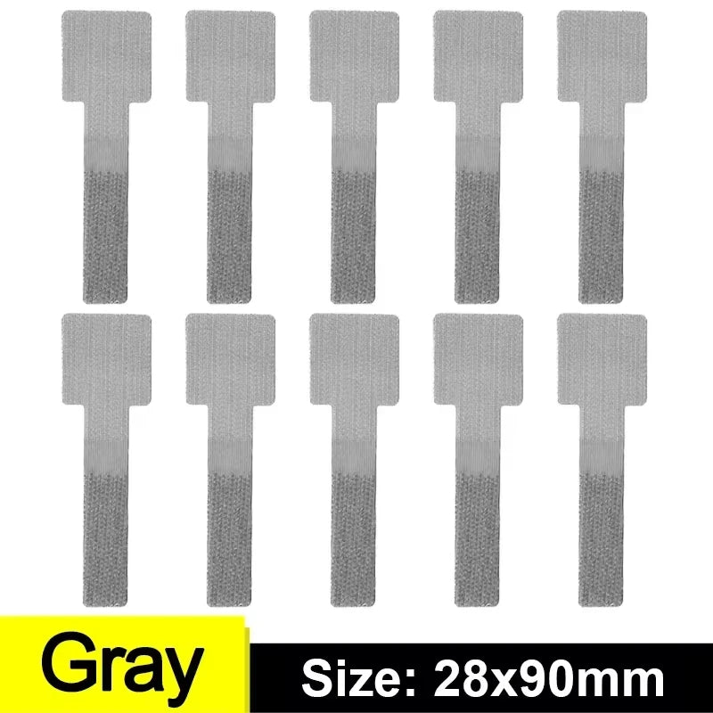 Wiederverwendbarer Nylon Kabel Organizer selbstklebende Halter Schreibtisch