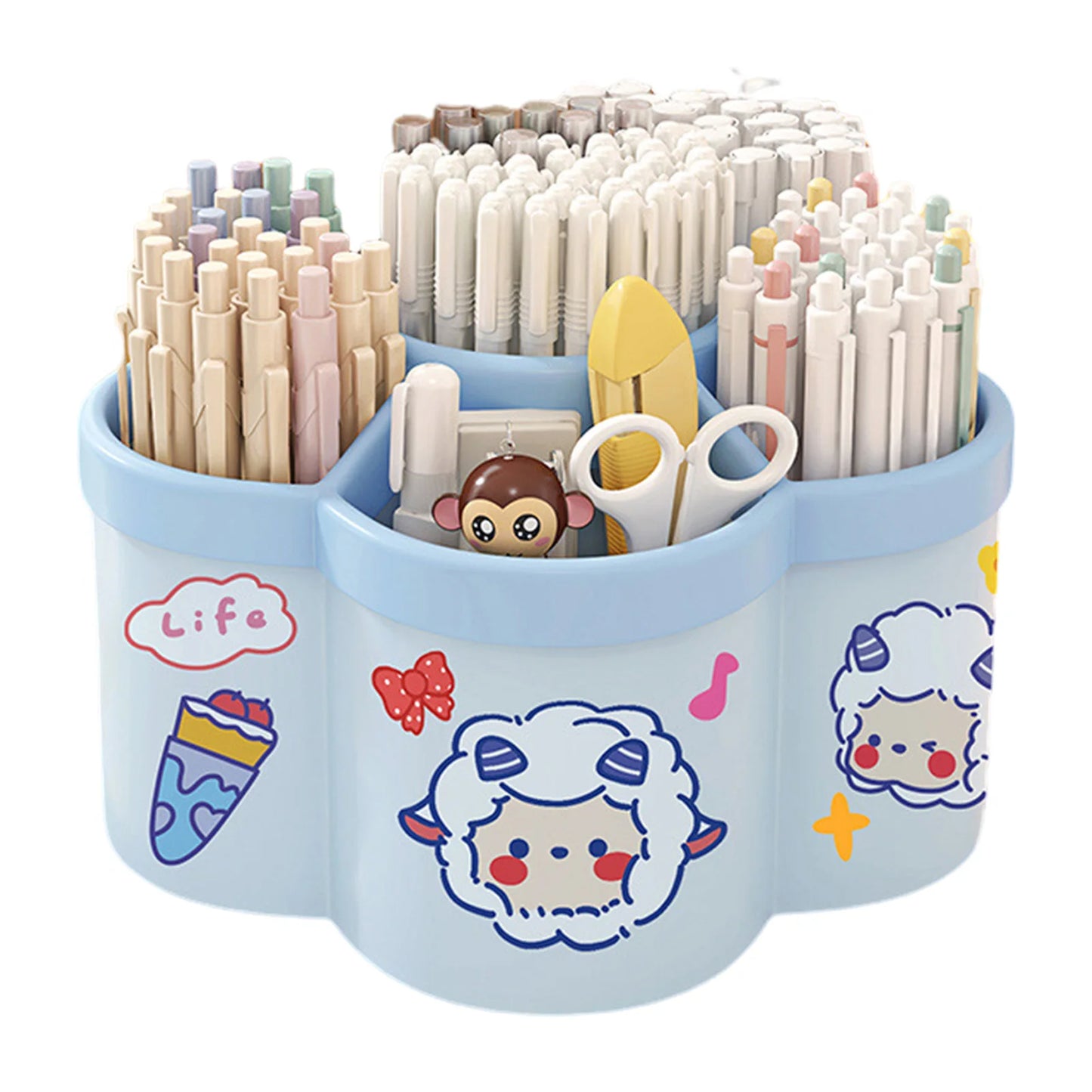 Schräger Stifthalter mit großem Fassungsvermögen für Schreibtisch-Yabubest - Home & More